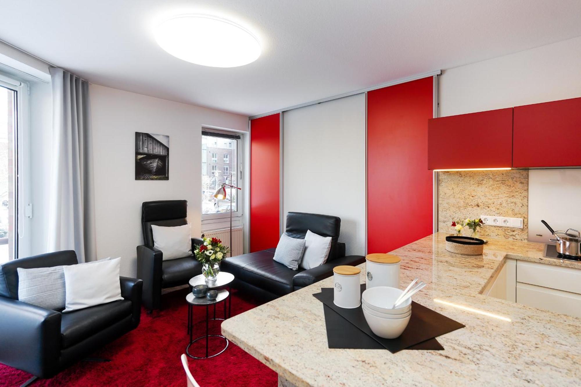 Anker Mal Kaimauer Apartment Husum  Bagian luar foto